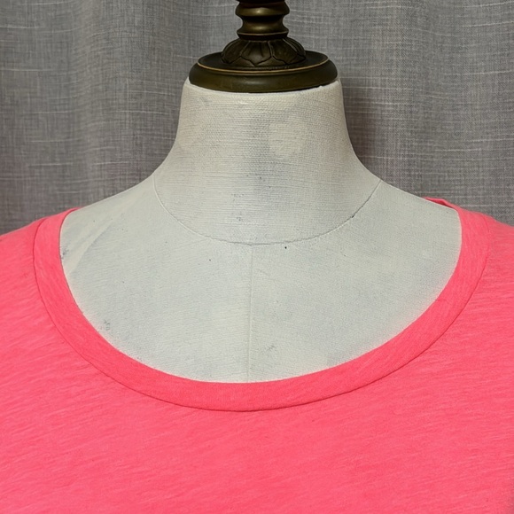VS PINK-Tissue Long Sleeve Tee-Sz XS-Hot Pink-GUC - Picture 3 of 15